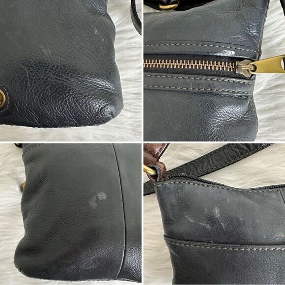 Fossil Black Leather Crossbody Bag - Picture 12 of 13